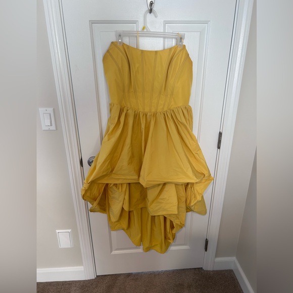 Anthropologie Corset High Low Bubble Dress - Picture 1 of 17